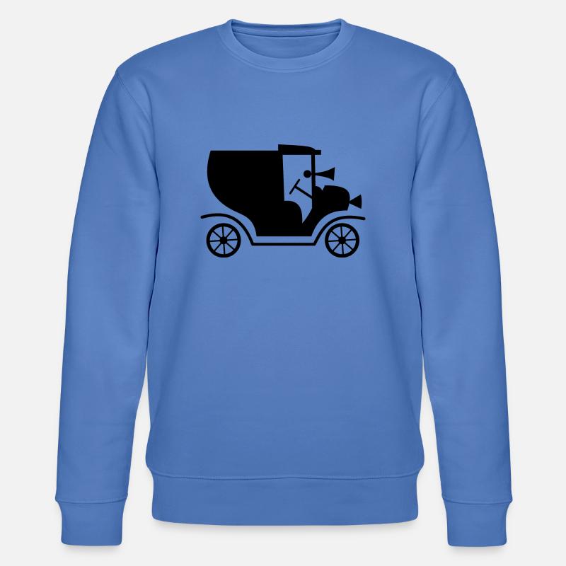 Auto Retro Automobil Oldtimer - Stanley/Stella Unisex Bio-Sweatshirt CHANGER  - Blau