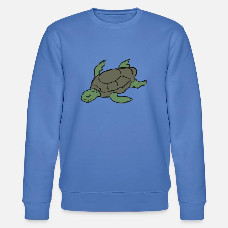 Schildkröte - Stanley/Stella Unisex Bio-Sweatshirt CHANGER  - Blau