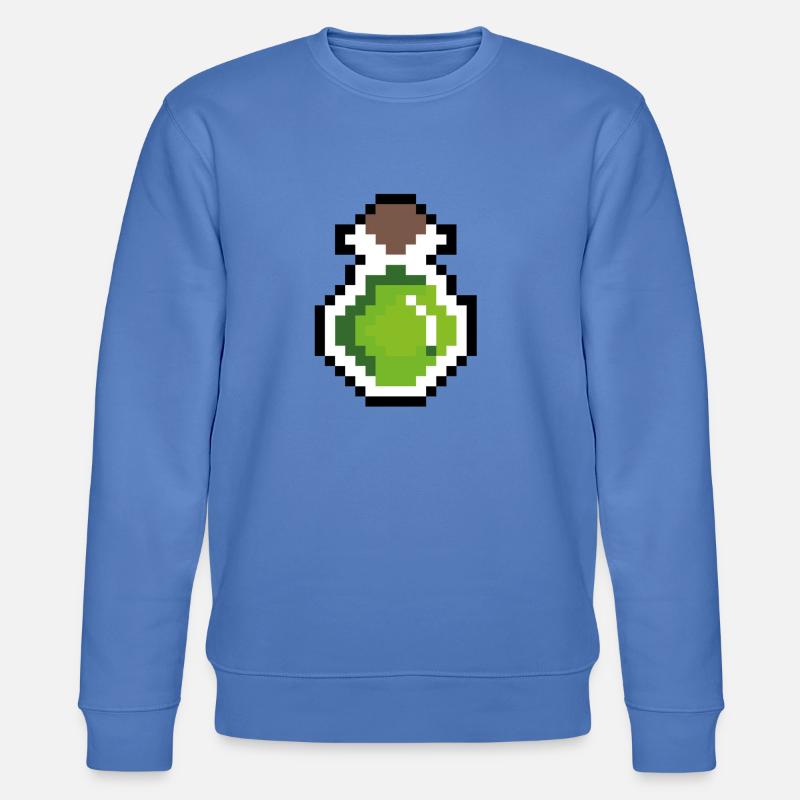Buvez des pixels verts - Sweat bio CHANGER Stanley/Stella Unisexe - bleu