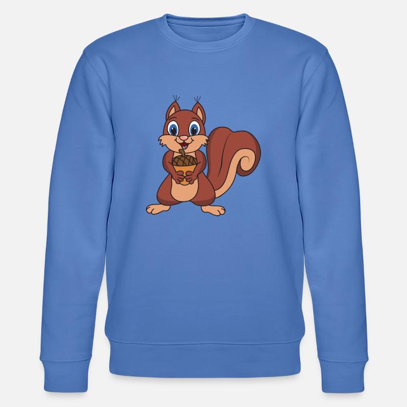 Eichhörnchen - Stanley/Stella Unisex Bio-Sweatshirt CHANGER  - Blau