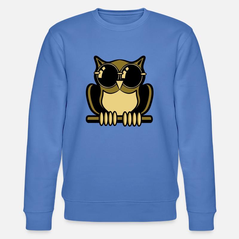Eule Vogel wald sonnenbrille - Stanley/Stella Unisex Bio-Sweatshirt CHANGER  - Blau