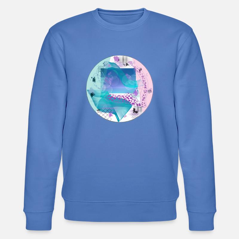 Fantasy World Sphere - Stanley/Stella Unisex Bio-Sweatshirt CHANGER  - Blau