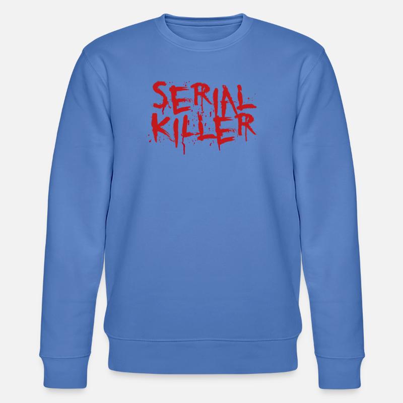 Serienkiller - Stanley/Stella Unisex Bio-Sweatshirt CHANGER  - Blau