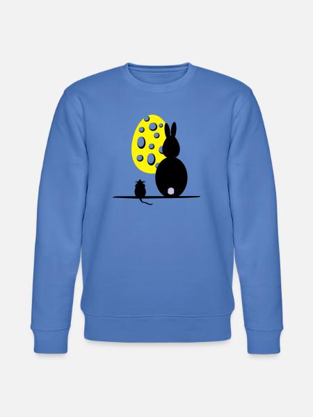 Mäuseosterei - Stanley/Stella Unisex Bio-Sweatshirt CHANGER - Blau