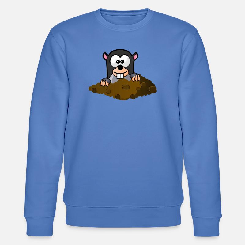 style comique Mole - Sweat bio CHANGER Stanley/Stella Unisexe - bleu