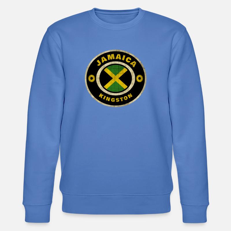 Jamaica / Geschenk / Geschenkidee - Stanley/Stella Unisex Bio-Sweatshirt CHANGER  - Blau
