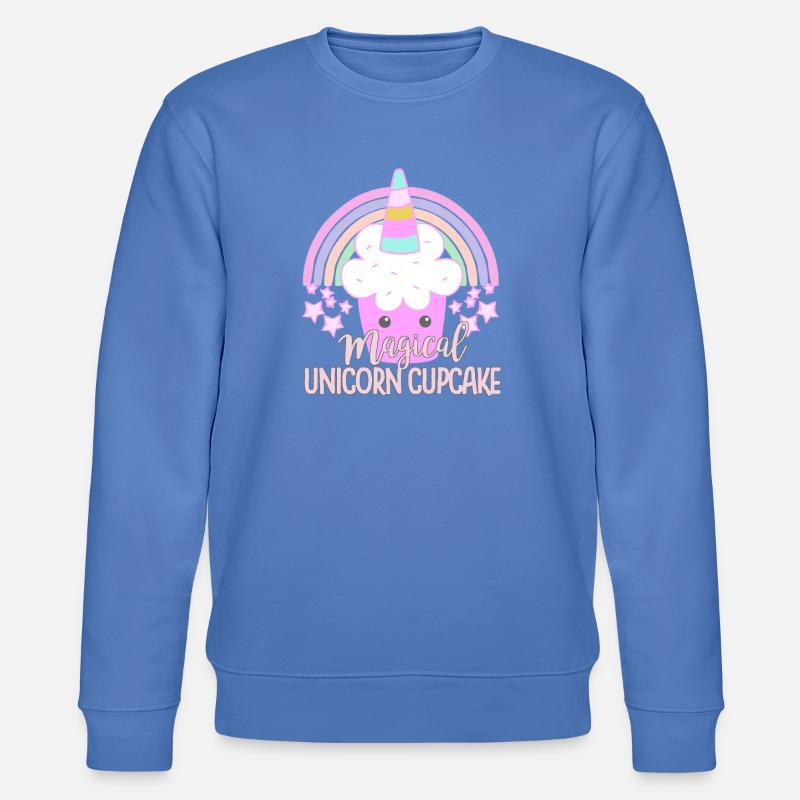 Cupcake licorne - Sweat bio CHANGER Stanley/Stella Unisexe - bleu