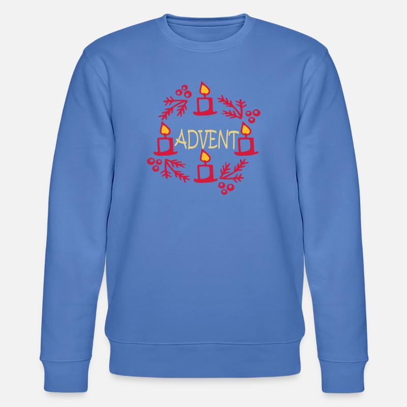 Advent - Stanley/Stella Unisex Bio-Sweatshirt CHANGER  - Blau