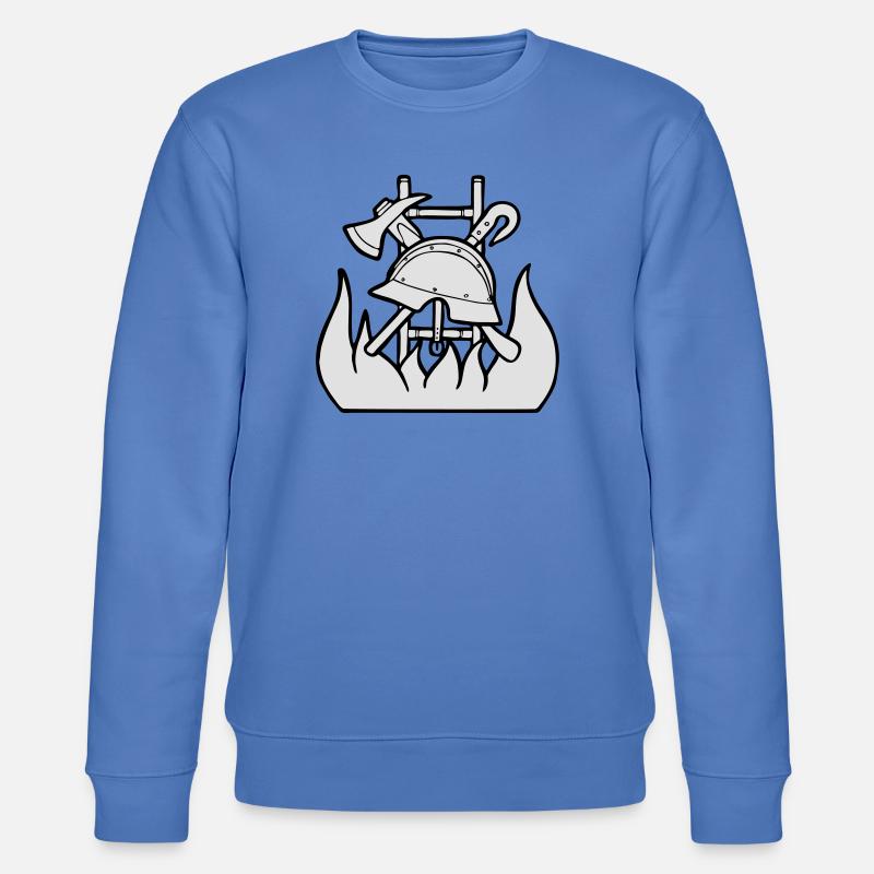 Feuerwehrlogo alt - Stanley/Stella Unisex Bio-Sweatshirt CHANGER  - Blau