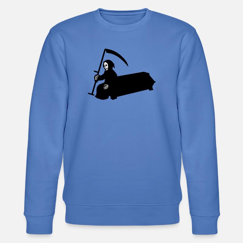sarg sense halloween - Stanley/Stella Unisex Bio-Sweatshirt CHANGER  - Blau