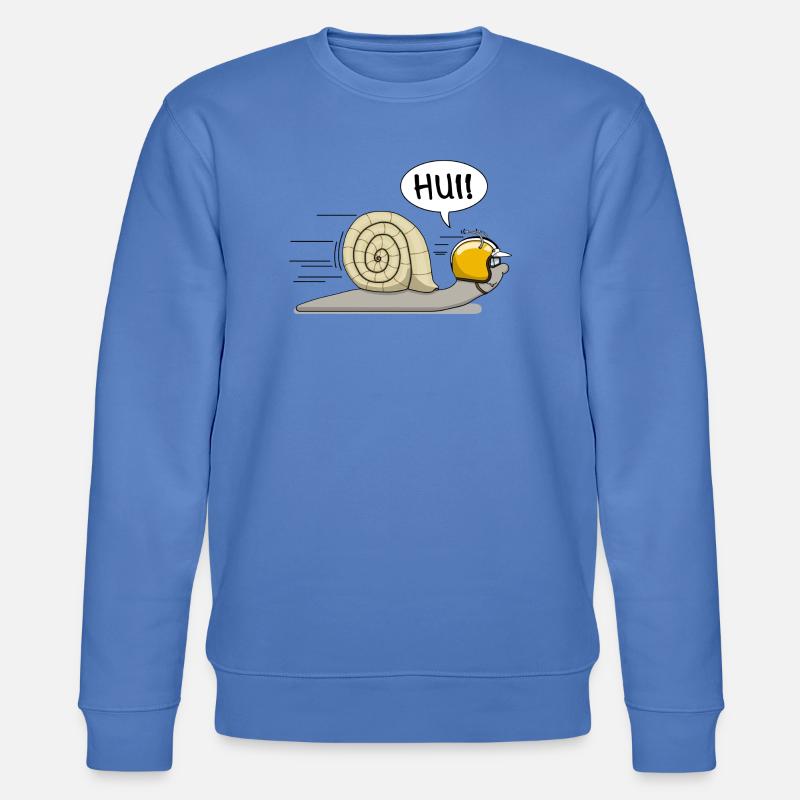 Escargot de course - l’original - Sweat bio CHANGER Stanley/Stella Unisexe - bleu
