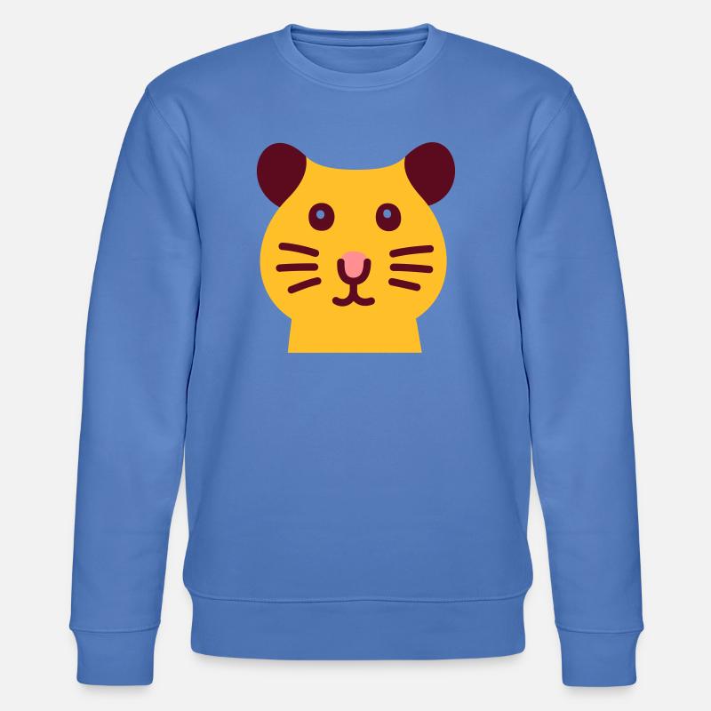 Süsser Hamster - Stanley/Stella Unisex Bio-Sweatshirt CHANGER  - Blau