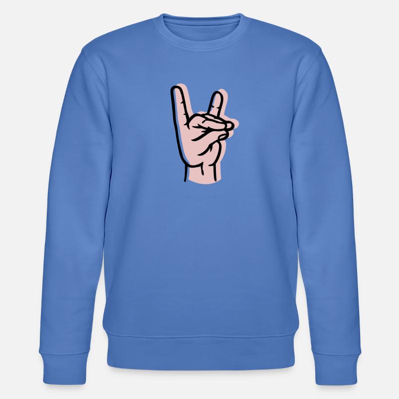 Main - renard - offset - Sweat bio CHANGER Stanley/Stella Unisexe - bleu