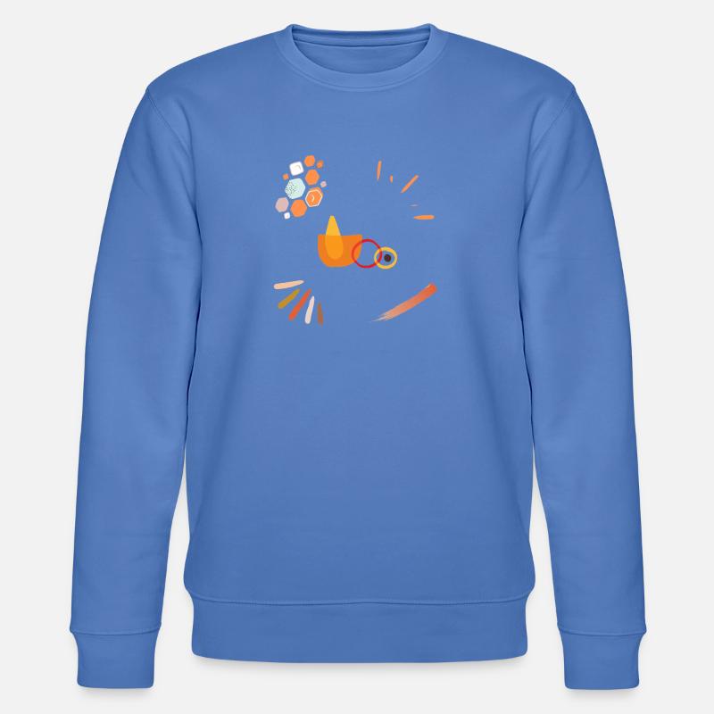 Ockerfarbene Farbe - Stanley/Stella Unisex Bio-Sweatshirt CHANGER  - Blau