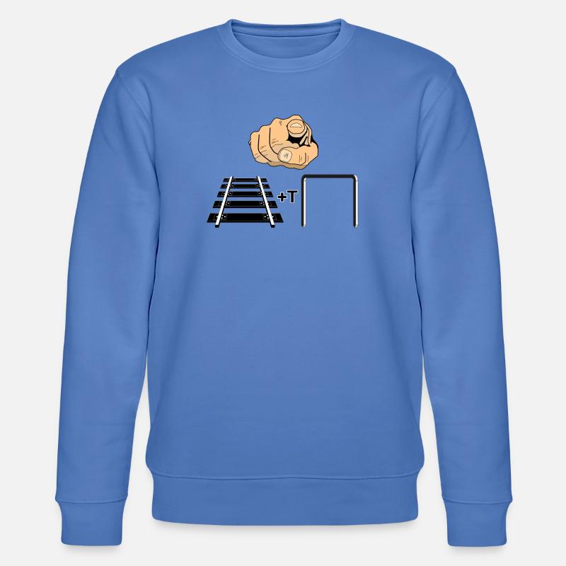 Du spornst nicht an - Stanley/Stella Unisex Bio-Sweatshirt CHANGER  - Blau