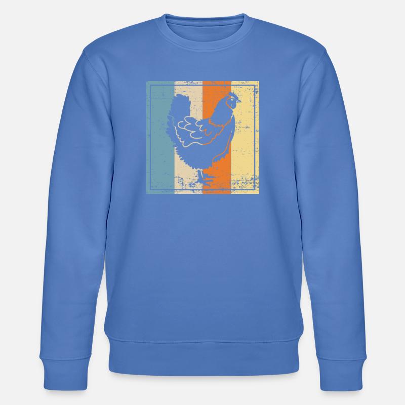 Huhn - Stanley/Stella Unisex Bio-Sweatshirt CHANGER  - Blau