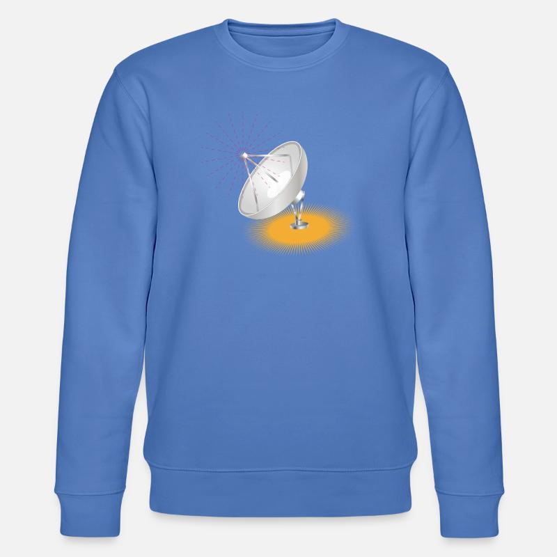 L’antenne parabolique, élément de conception - Sweat bio CHANGER Stanley/Stella Unisexe - bleu
