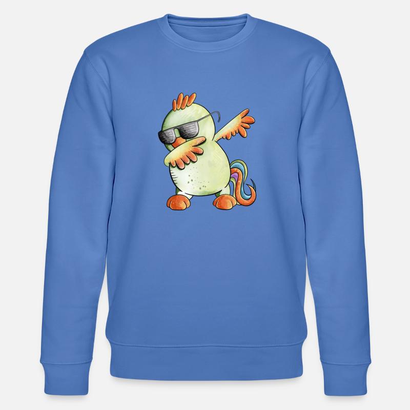 Dab Dance Hahn I Dabbendes Huhn - Stanley/Stella Unisex Bio-Sweatshirt CHANGER  - Blau