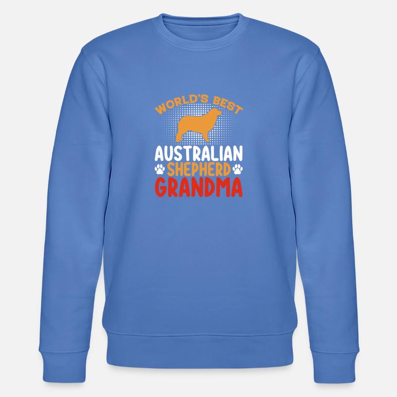 Maman berger australien cachée - Sweat bio CHANGER Stanley/Stella Unisexe - bleu