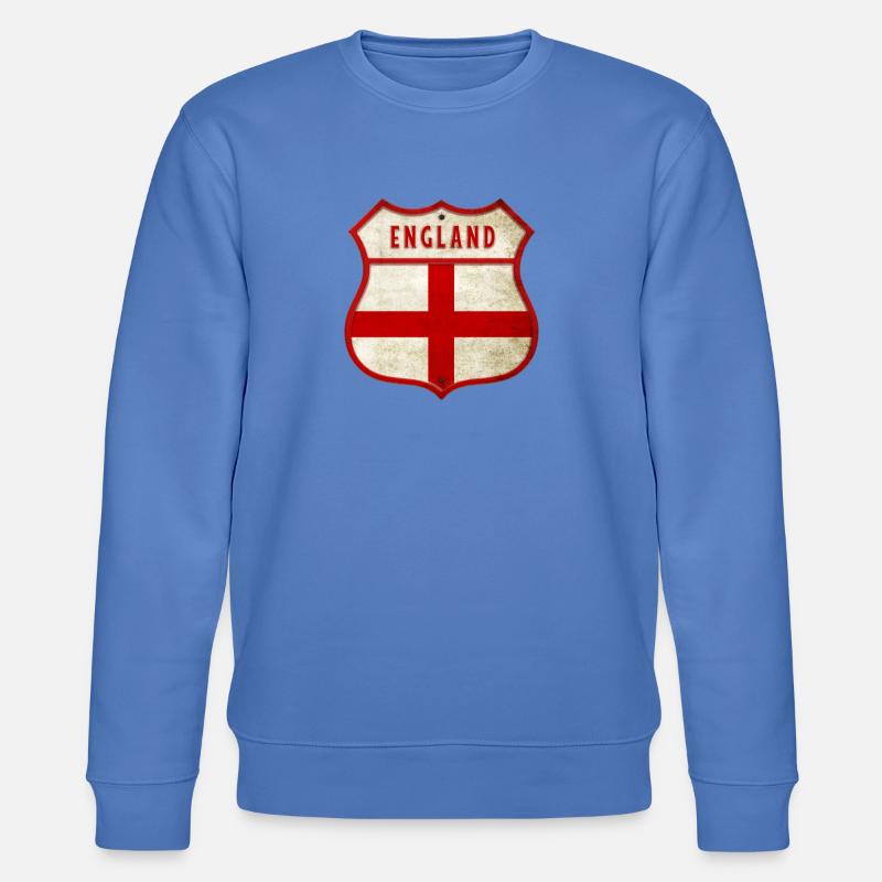 Armoiries des drapeaux de l'Angleterre - Sweat bio CHANGER Stanley/Stella Unisexe - bleu
