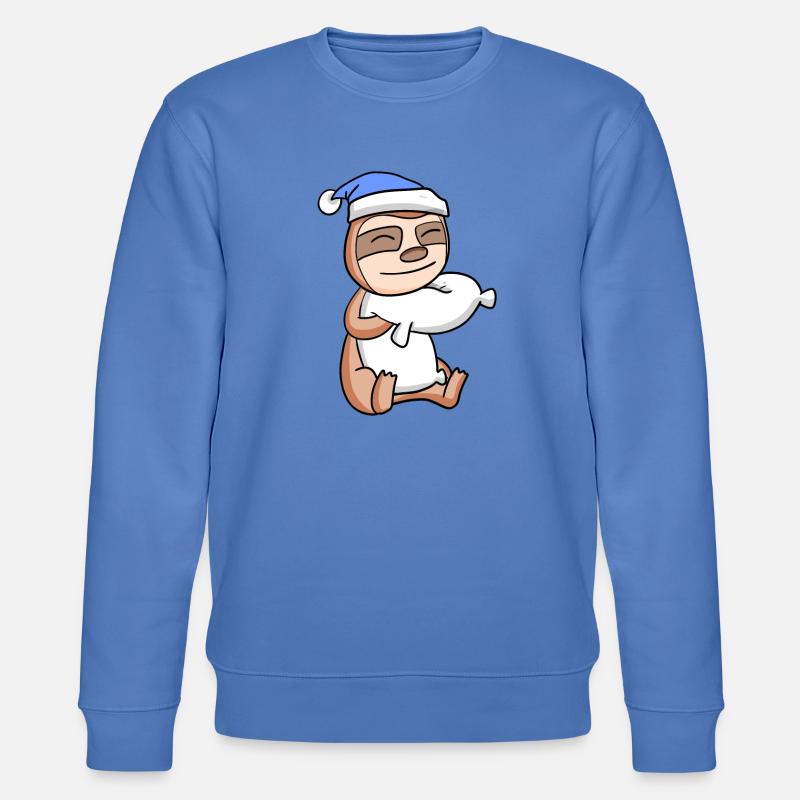 Faultier Baby - Stanley/Stella Unisex Bio-Sweatshirt CHANGER - Blau