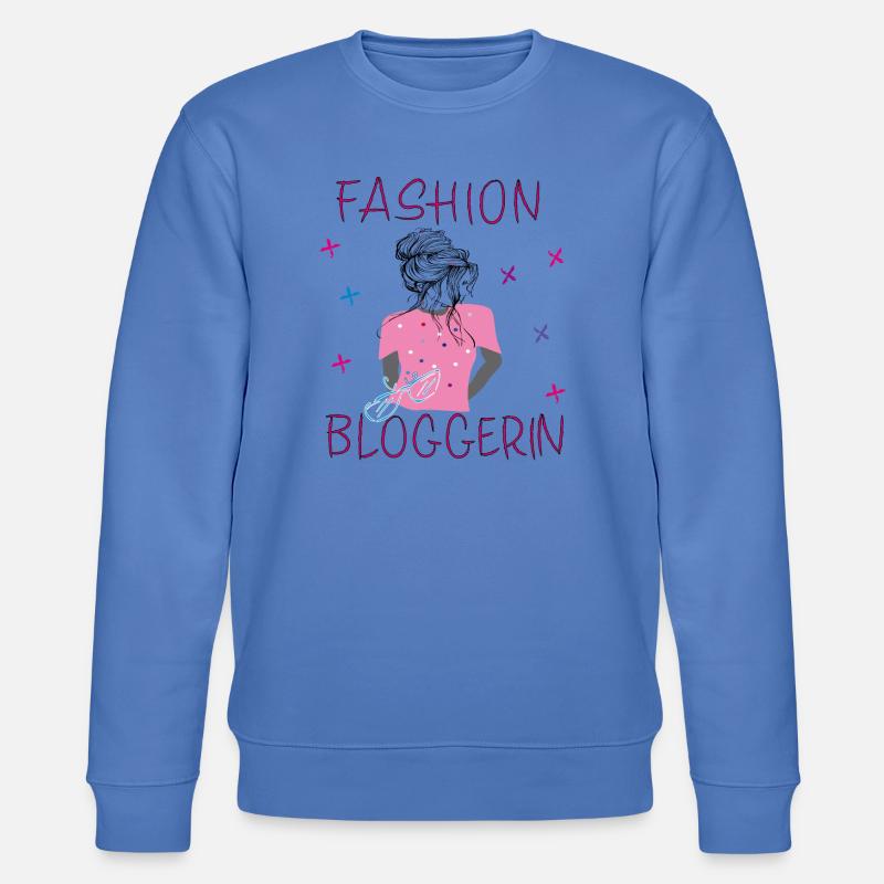 Fille,Blogueuse, Mode - Sweat bio CHANGER Stanley/Stella Unisexe - bleu