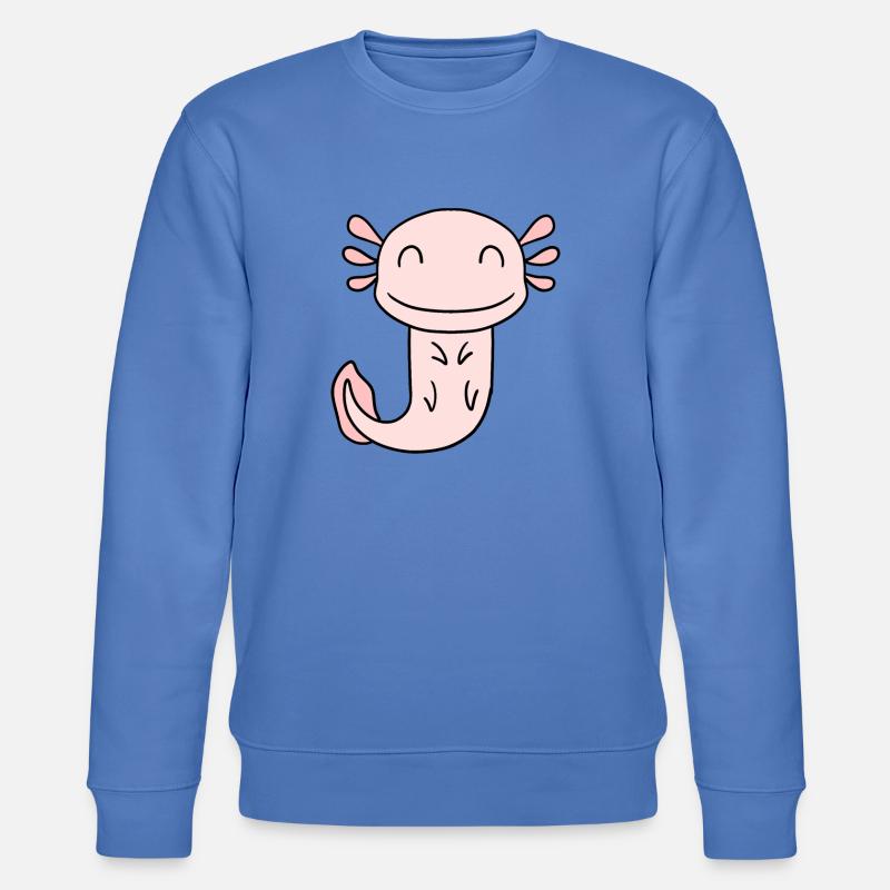 Axolotl - Stanley/Stella Unisex Bio-Sweatshirt CHANGER  - Blau
