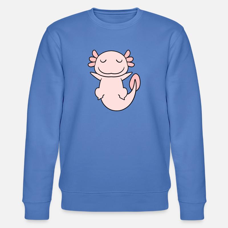 Axolotl Rose Doux - Sweat bio CHANGER Stanley/Stella Unisexe - bleu