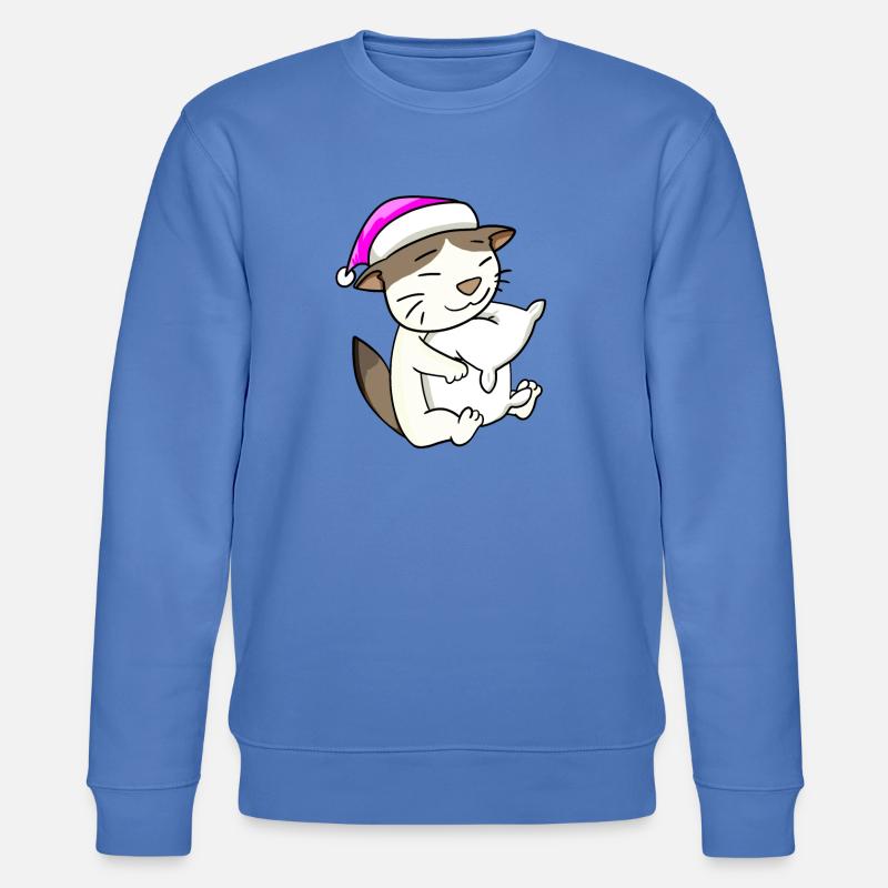 Katze Katzenrasse RagaMuffin - Stanley/Stella Unisex Bio-Sweatshirt CHANGER  - Blau