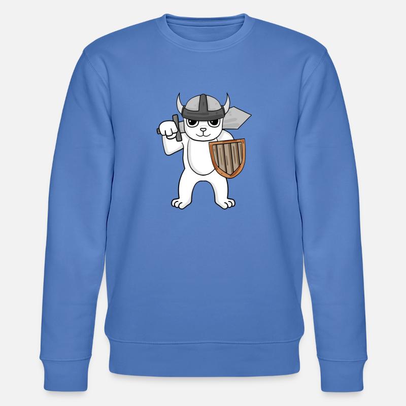 Wikinger Bär - Stanley/Stella Unisex Bio-Sweatshirt CHANGER - Blau