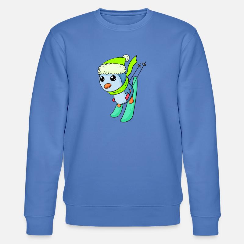 Penguin Ski Ski d’hiver - Sweat bio CHANGER Stanley/Stella Unisexe - bleu