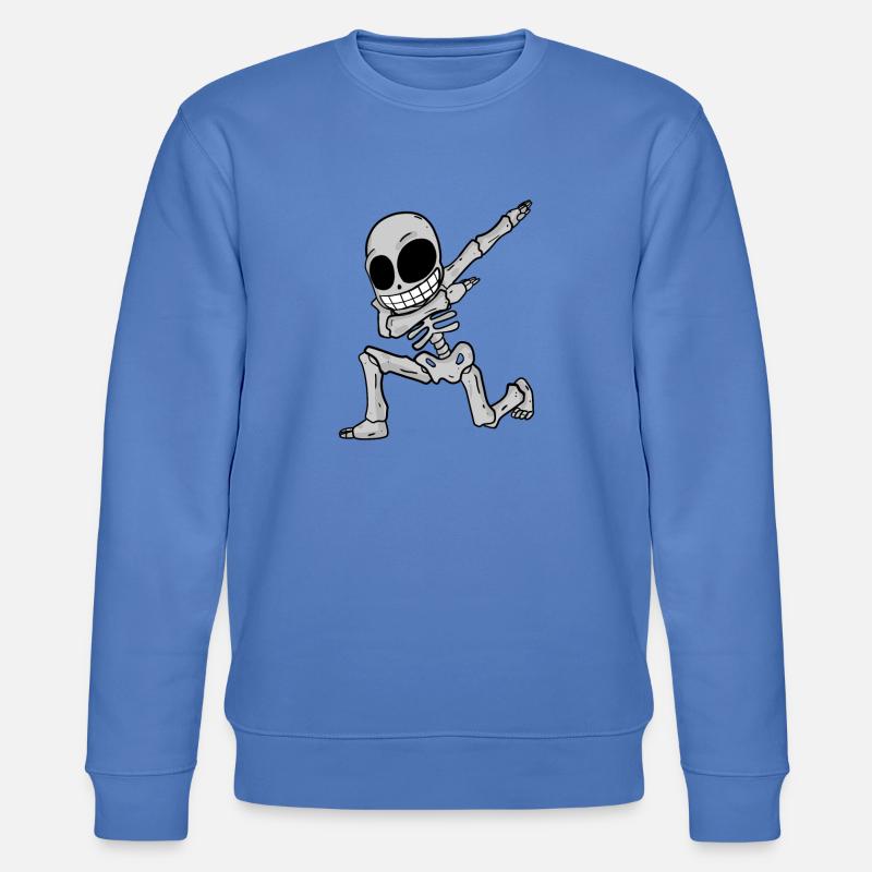 Dabbing de squelette - Sweat bio CHANGER Stanley/Stella Unisexe - bleu