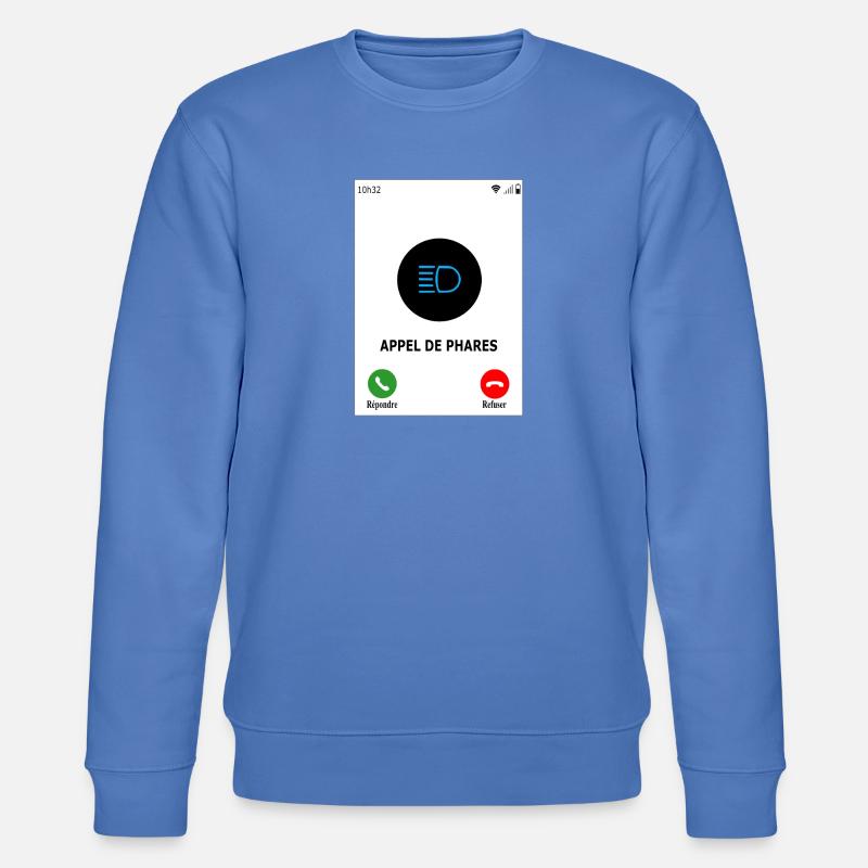 Appel de phares - Sweat bio CHANGER Stanley/Stella Unisexe - bleu