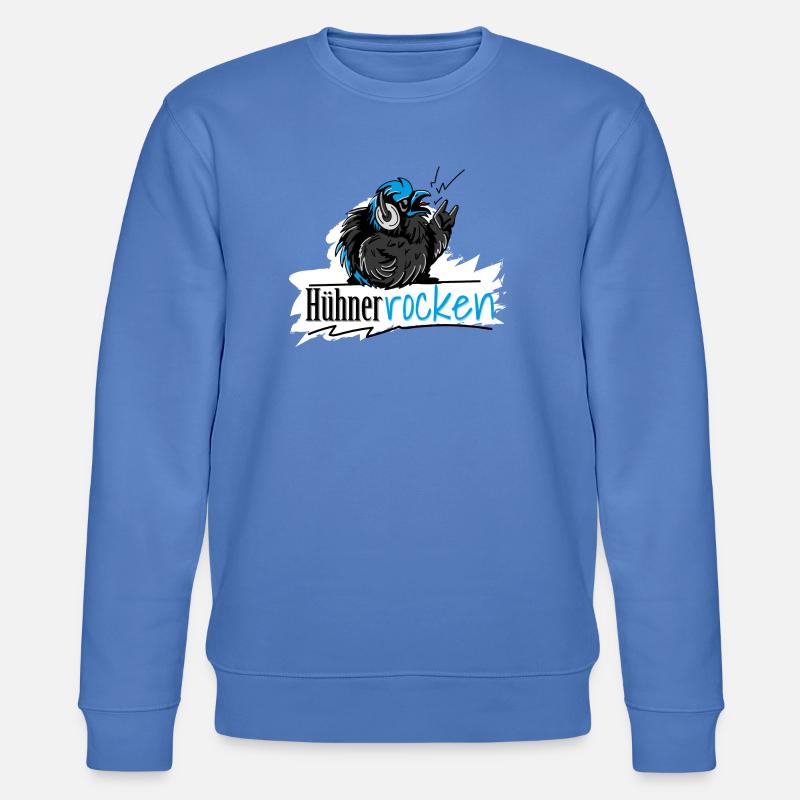 Hühner Rocken - Stanley/Stella Unisex Bio-Sweatshirt CHANGER  - Blau