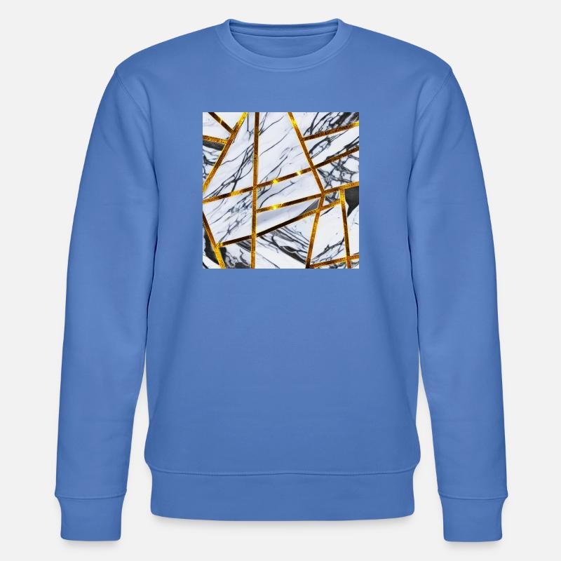 Marbre Or Blanc - Sweat bio CHANGER Stanley/Stella Unisexe - bleu