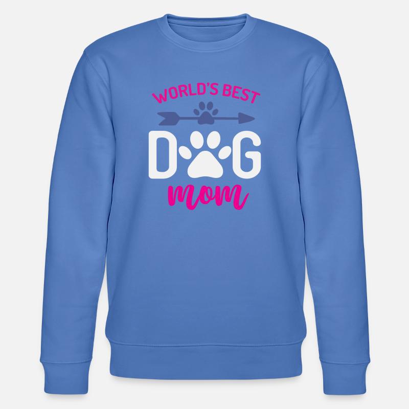 Die beste Hundemutter der Welt - Stanley/Stella Unisex Bio-Sweatshirt CHANGER  - Blau