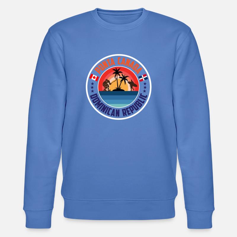 Design Update 1 Orange Blue - Stanley/Stella Unisex Bio-Sweatshirt CHANGER  - Blau