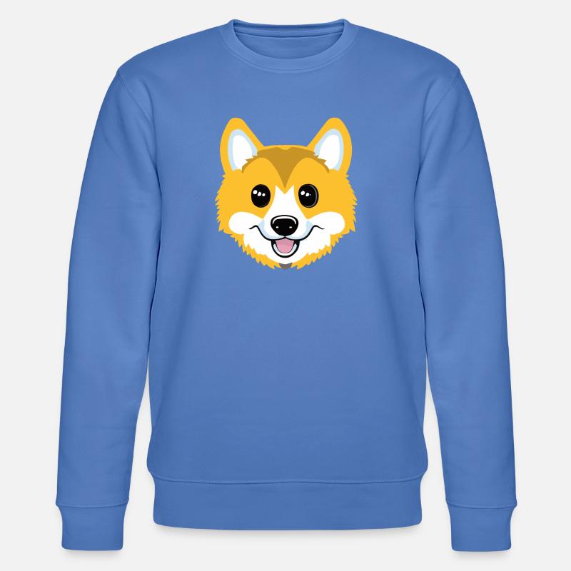 Corgi - Stanley/Stella Unisex Bio-Sweatshirt CHANGER  - Blau