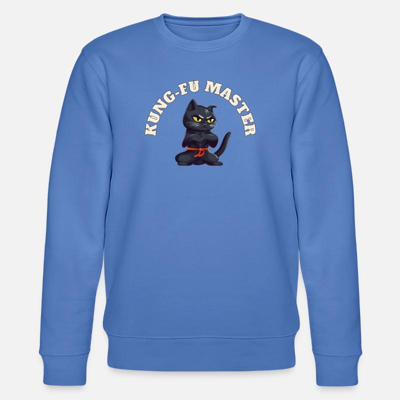 Kung Fu Master - Stanley/Stella Unisex Bio-Sweatshirt CHANGER  - Blau