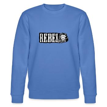 Rebellion - Stanley/Stella Unisex Bio-Sweatshirt CHANGER  - Blau - Vorne - Nik (191cm) & Marisol (170cm)