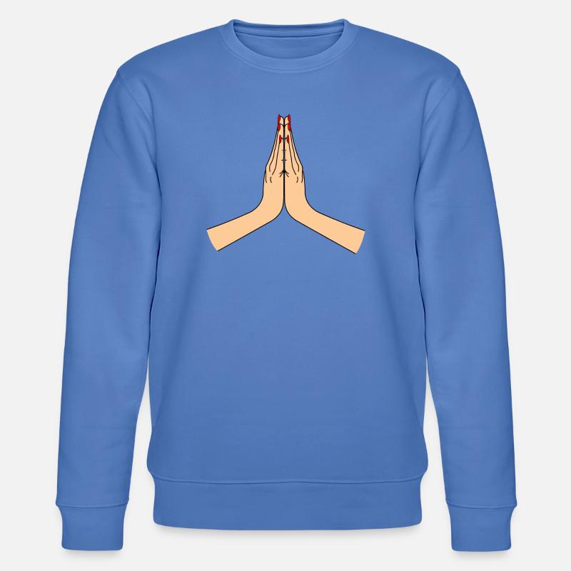 Namasté danke - Stanley/Stella Unisex Bio-Sweatshirt CHANGER  - Blau