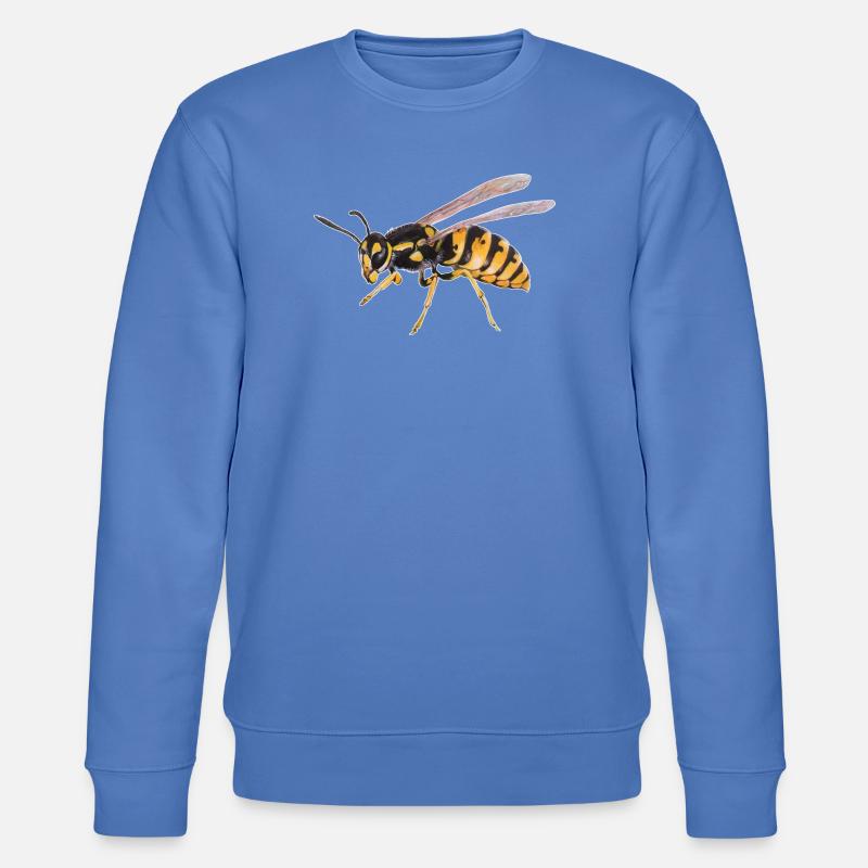 Wespe  - Stanley/Stella Unisex Bio-Sweatshirt CHANGER  - Blau