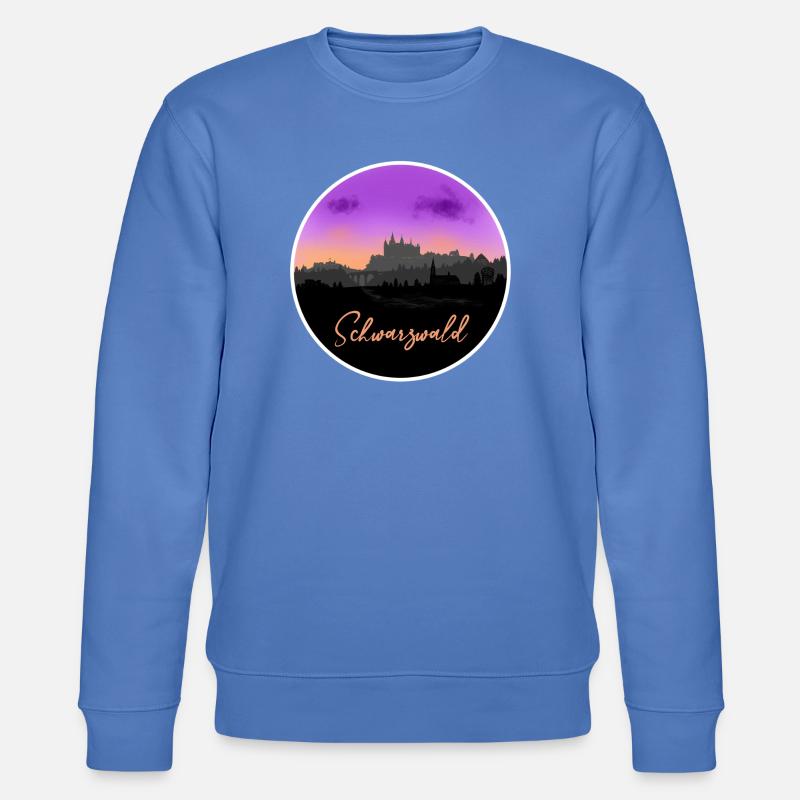 Schwarzwald Fine Skyline - Stanley/Stella Unisex Bio-Sweatshirt CHANGER  - Blau