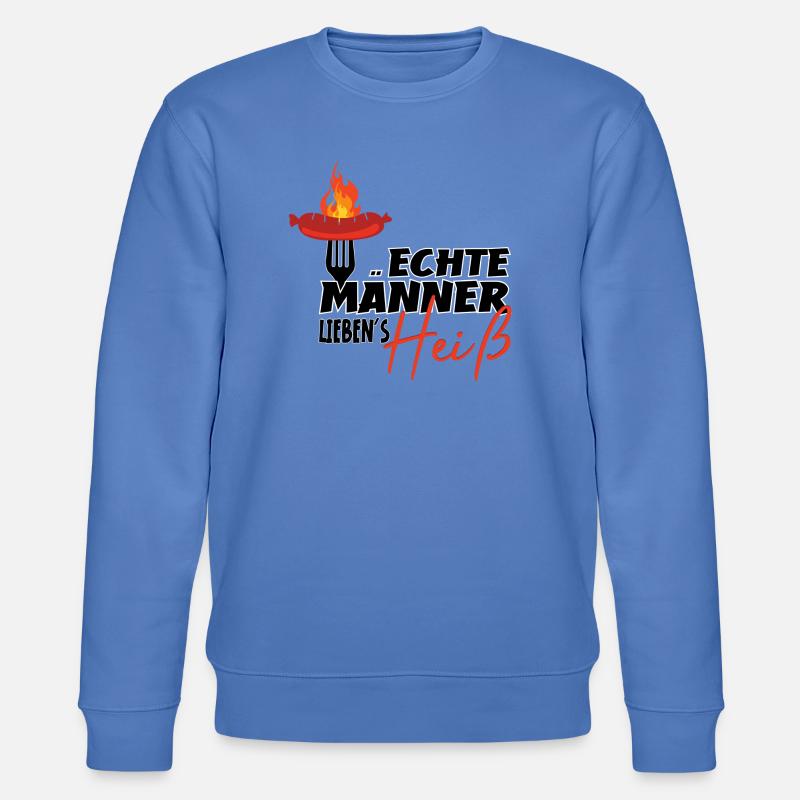 ECHTE MÄNNER - Stanley/Stella Unisex Bio-Sweatshirt CHANGER  - Blau