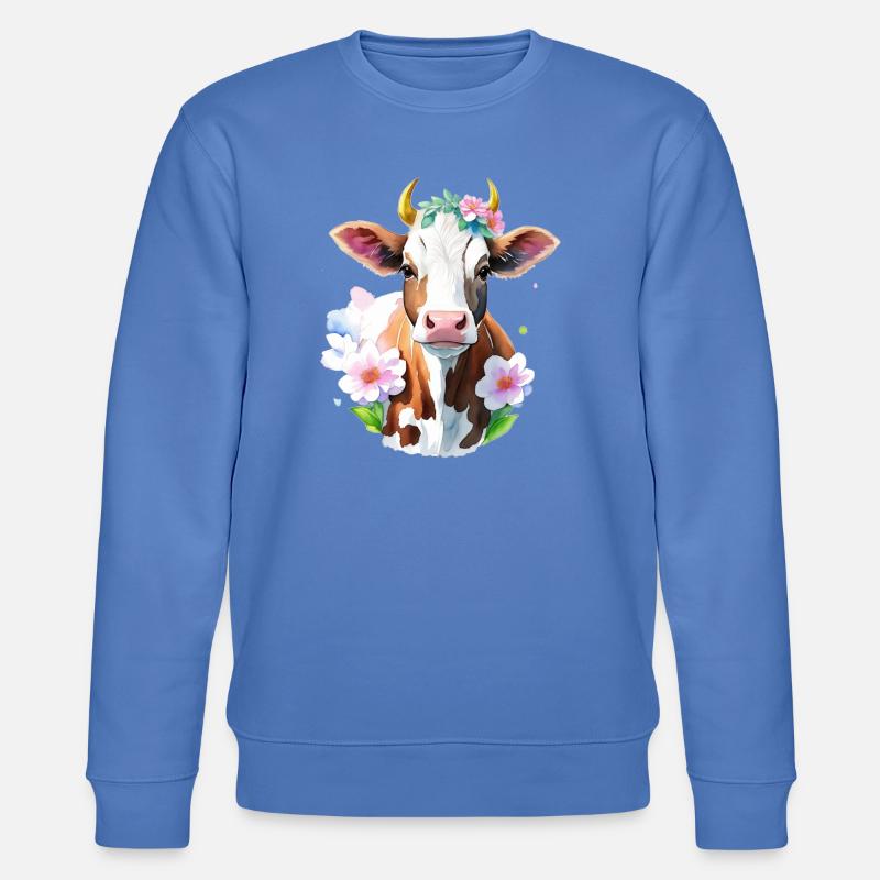 Kleine Kuh - Stanley/Stella Unisex Bio-Sweatshirt CHANGER  - Blau