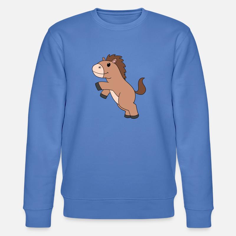 Cheval mignon - Sweat bio CHANGER Stanley/Stella Unisexe - bleu