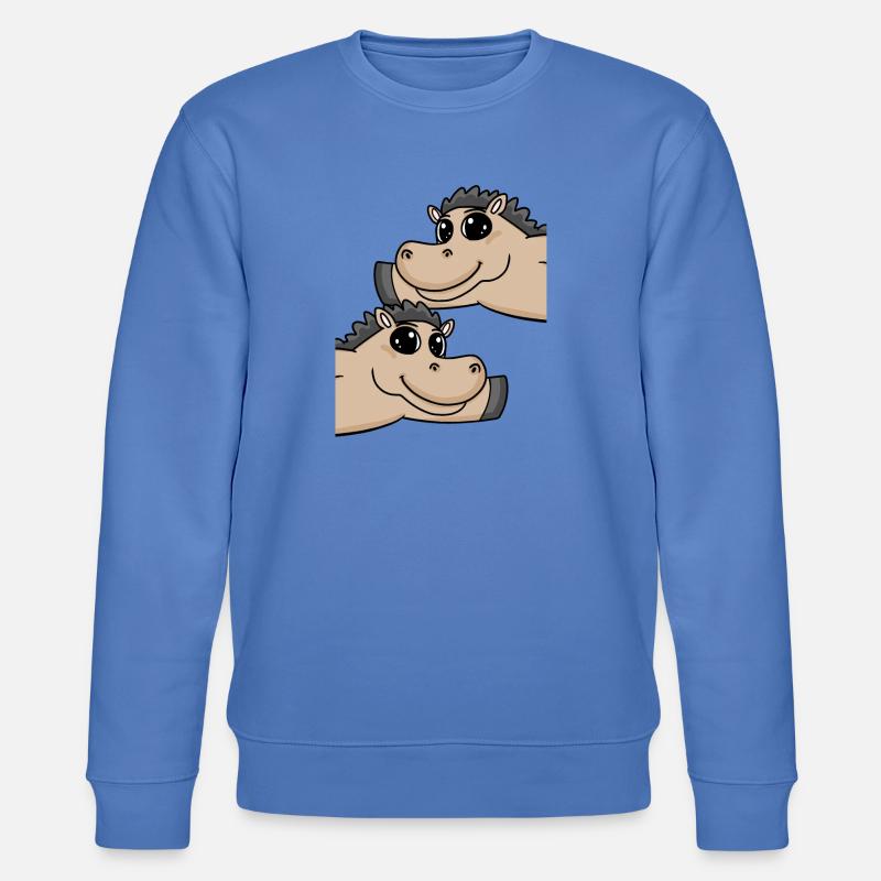 Chevaux à cheval - Sweat bio CHANGER Stanley/Stella Unisexe - bleu