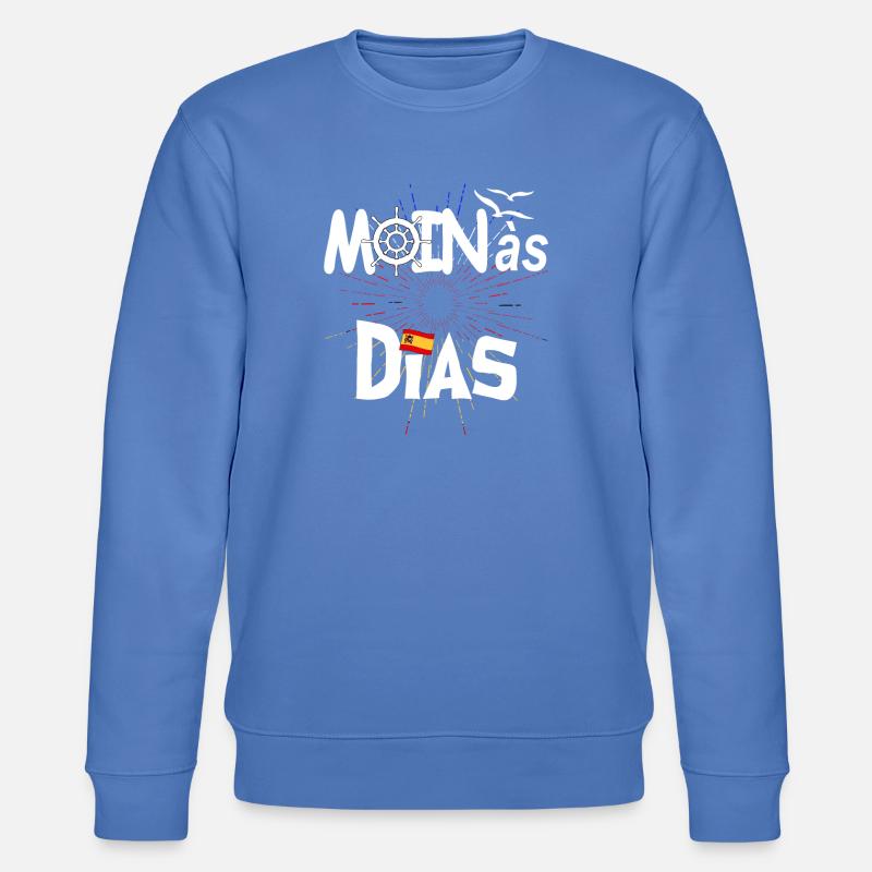MOINas Dias - Stanley/Stella Unisex Bio-Sweatshirt CHANGER  - Blau