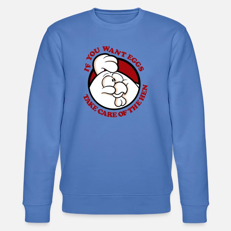 T c der Henne 2 - Stanley/Stella Unisex Bio-Sweatshirt CHANGER  - Blau