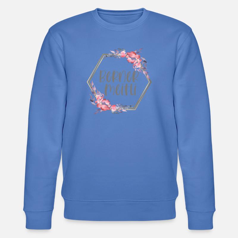 Schweiz Bern Mädchen Heimat Geschenk - Stanley/Stella Unisex Bio-Sweatshirt CHANGER  - Blau